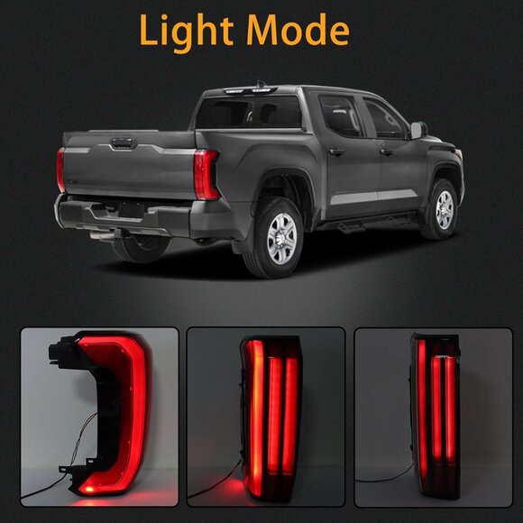New LED Tail Light Assembly for 2022, 2023 or 2024 Toyota Tundra Right Rear lamp - Picture 3 of 6